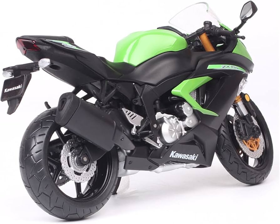 Amazon.com: PHYUIDS 1:12 Scale Kawasaki Ninja 636 ZX 6R Racing