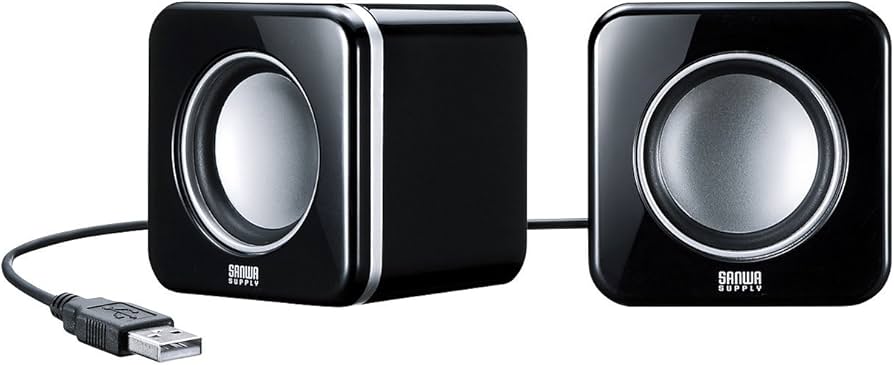 Amazon.co.jp: サンワサプライ コンパクトPCスピーカー USB接続