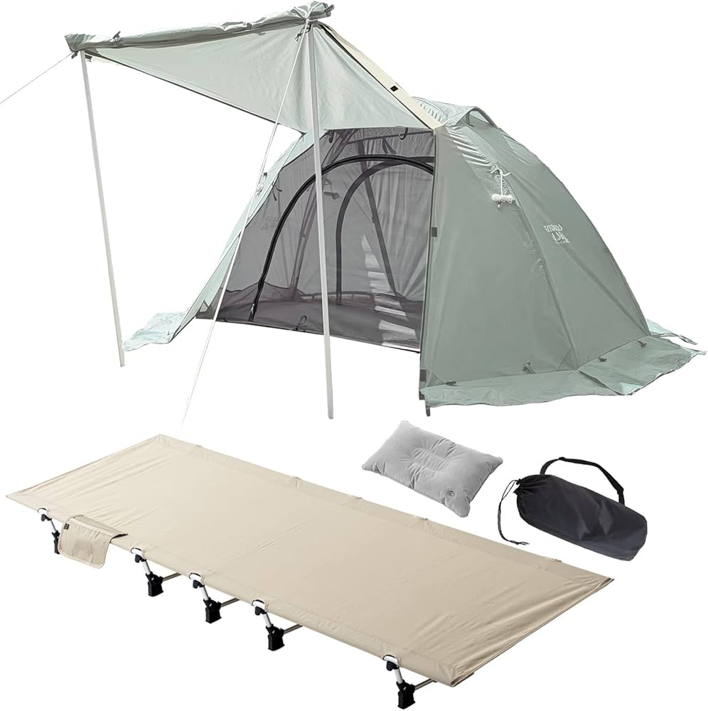 Amazon | ENDLESS-BASE コットセット コット+テント+インナーテント 1