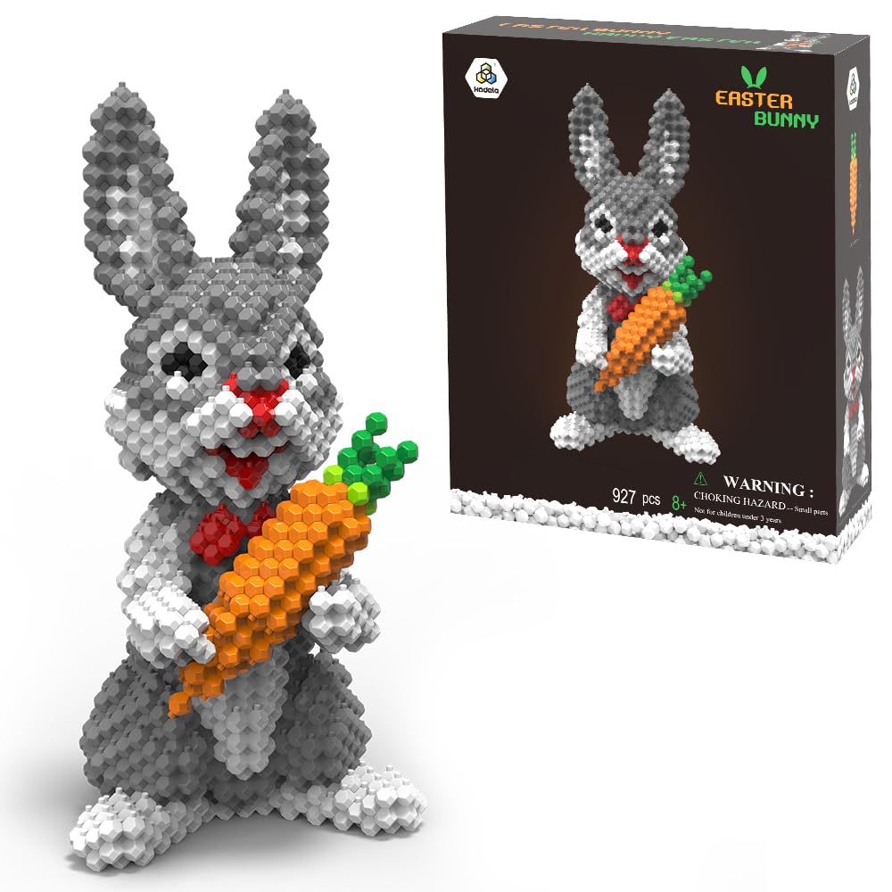 Amazon.com: KADELE Easter Bunny Building Animal Sets, Extremely