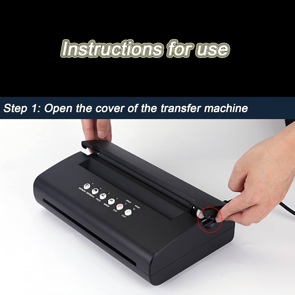 Amazon.co.jp: タトゥーステンシル転写機、完全なタトゥーパターン