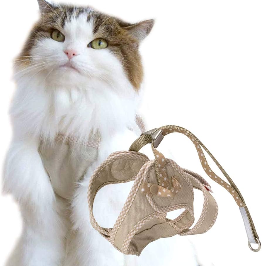 Amazon | 猫用ハーネス ダブルブロックタイプ Sサイズ ゴロにゃん
