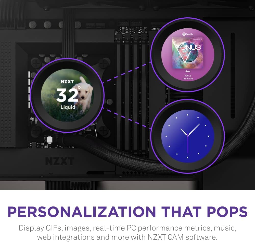 Amazon.com: NZXT Kraken Elite 360 - RL-KN36E-B1-360mm AIO CPU