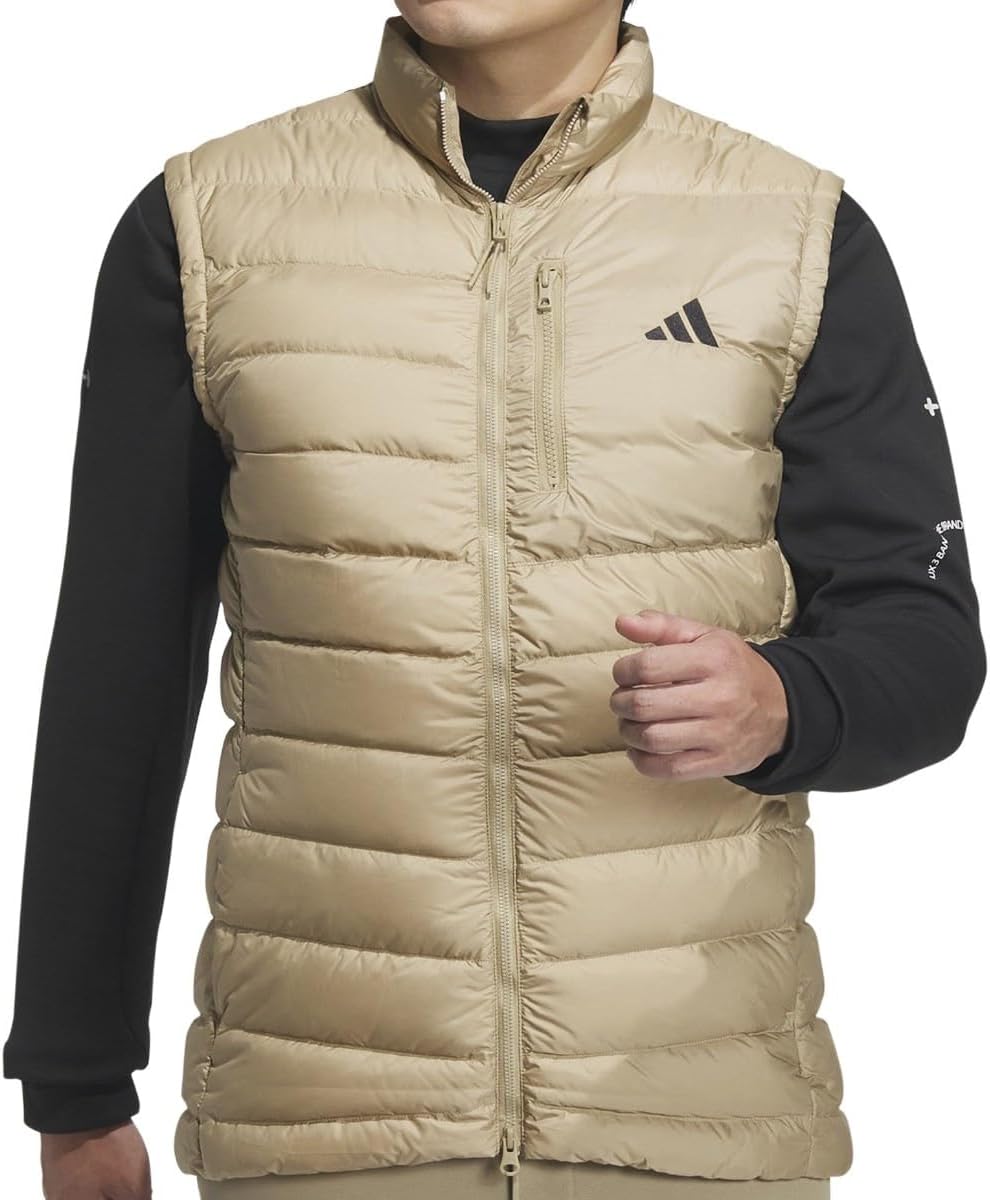 Amazon | リップストップ 保温 撥水 フルジップ ダウンベスト ヘンプ J