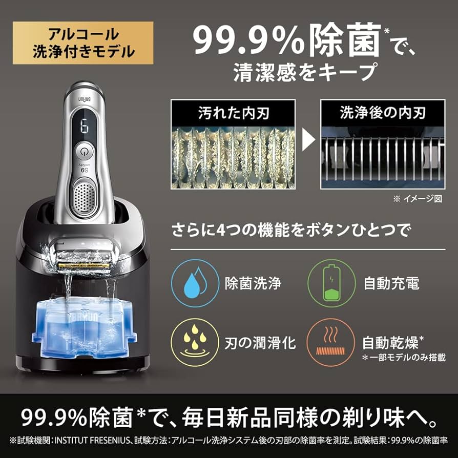 Amazon | ブラウン シリーズ9 9390cc-v 洗浄機+シェーバーケース付き