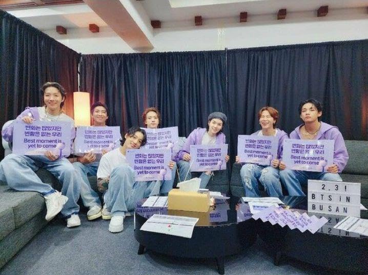 Amazon.co.jp: BTS yet to come スローガン 折り目なし 釜山コン