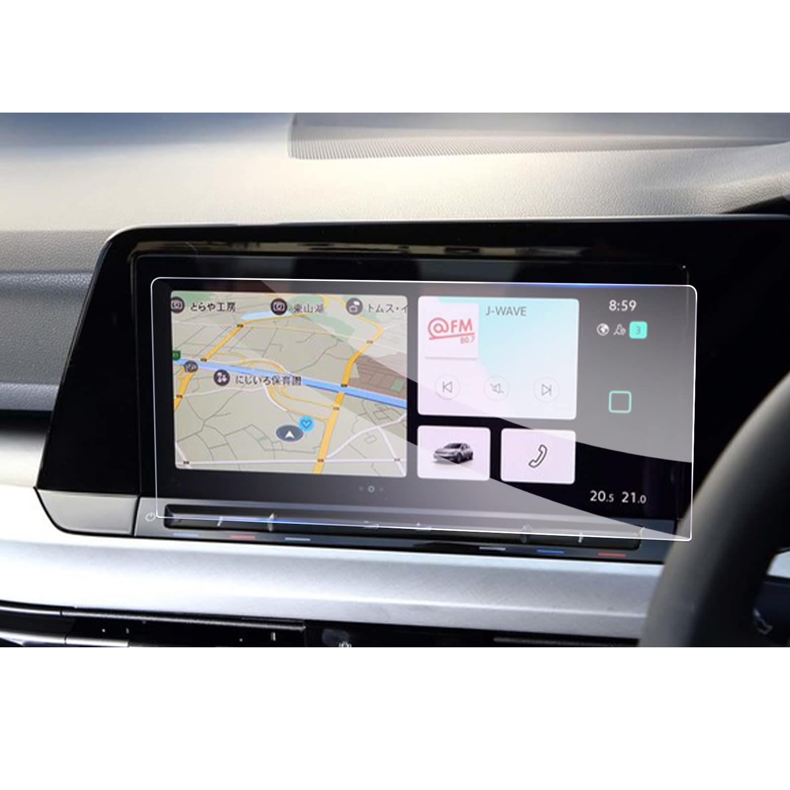 Amazon | 【GAFAT】フォルクスワーゲン V*W ゴルフ8 MK8 CD1型10インチ