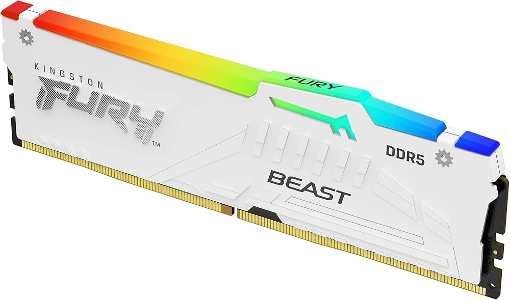 Amazon | Kingston FURY Beast White RGB 64GB (2x32GB) 6400MT/s DDR5