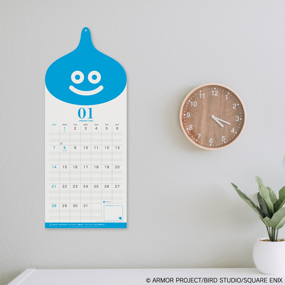 Amazon | ドラゴンクエスト 文具屋 2024年 カレンダー 壁掛け