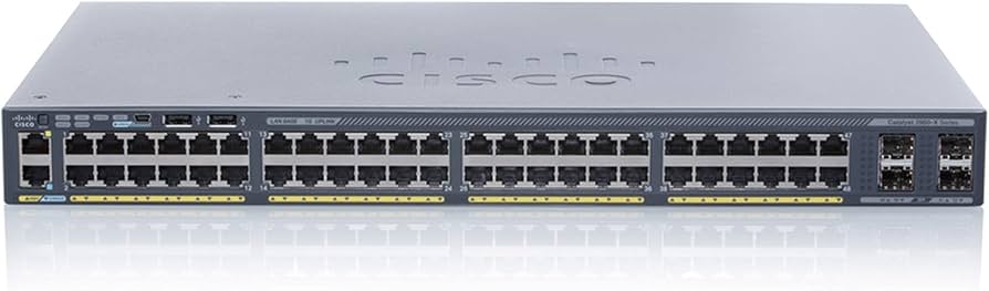 Amazon.com: Cisco Catalyst 2960X-48FPD-L Network Switch, 24