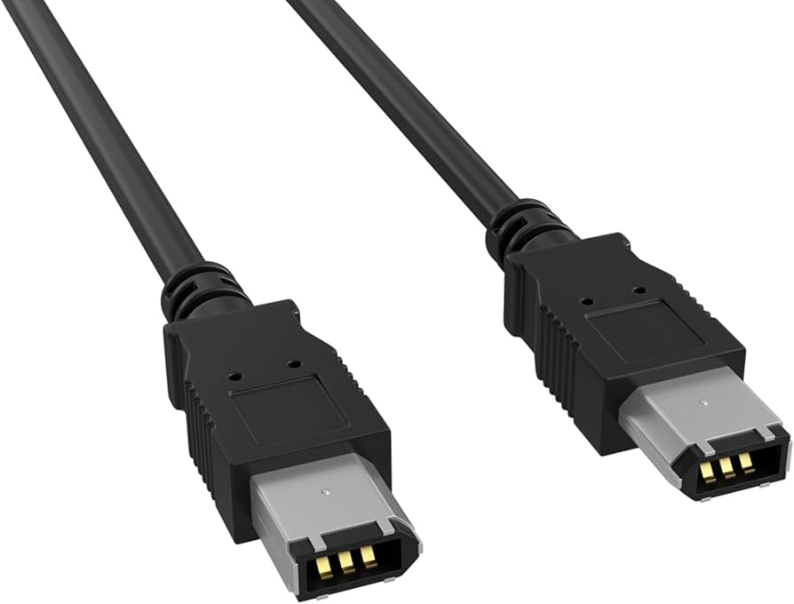 Amazon.com: Cable Leader 6ft FireWire 400 IEEE-1394a 6-Pin Male to