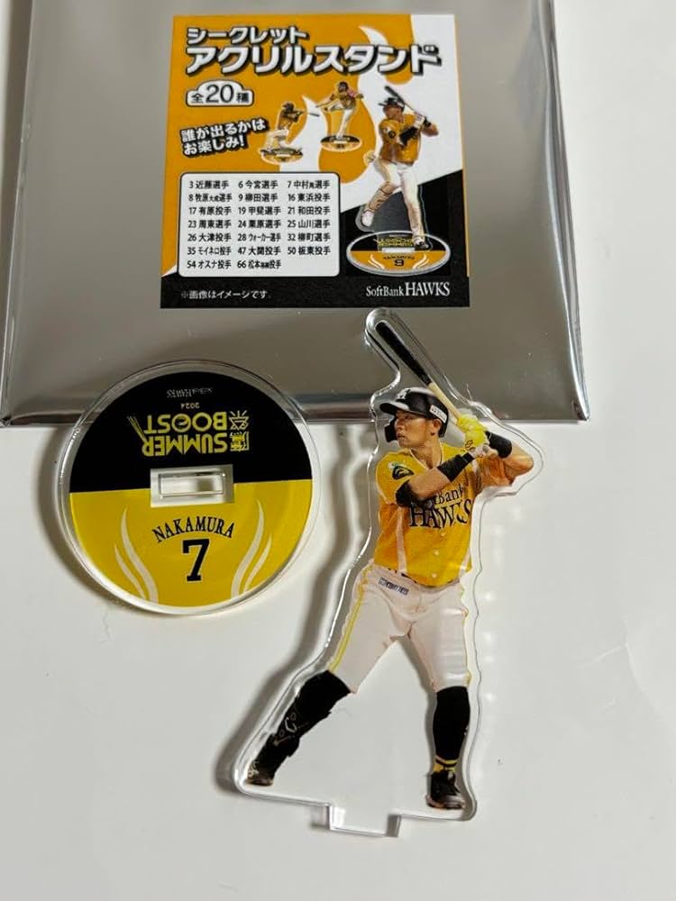 Amazon.co.jp: ソフトバンクホークス 中村晃 2024 鷹祭SUMMER BOOST