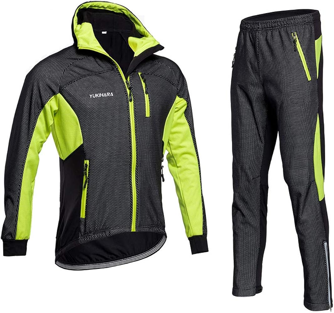 Amazon.co.jp: 上下セット 裏起毛 撥水 バイク サイクルジャージ 登山