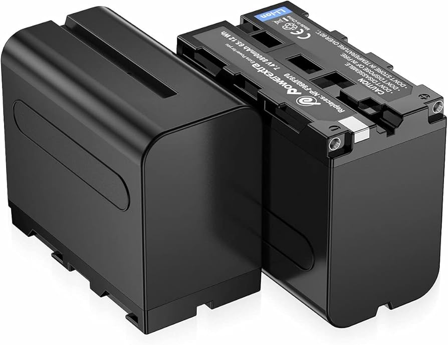 Amazon | NP-F970 互換バッテリー 2個組 大容量 8800mAh 7.4V SONY