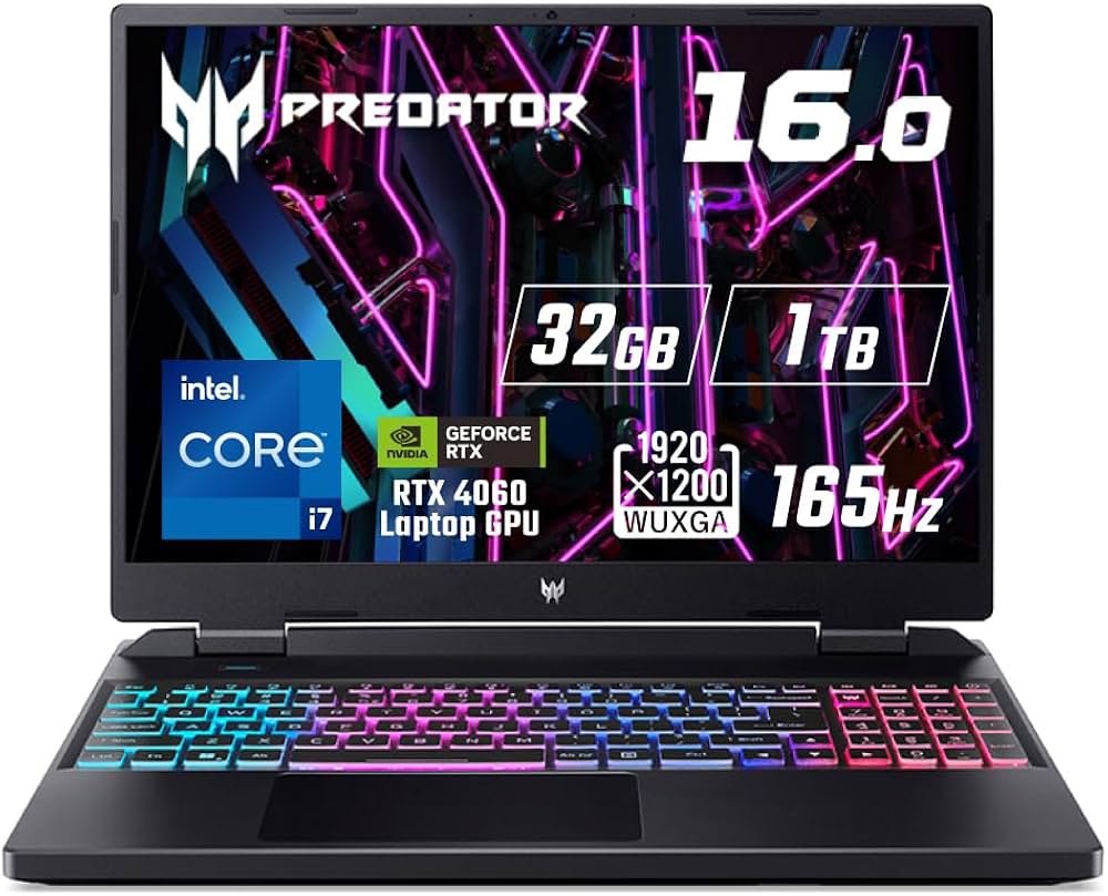 Amazon.co.jp: Acer Gaming Laptop Predator Helios Neo 16 PHN16-71
