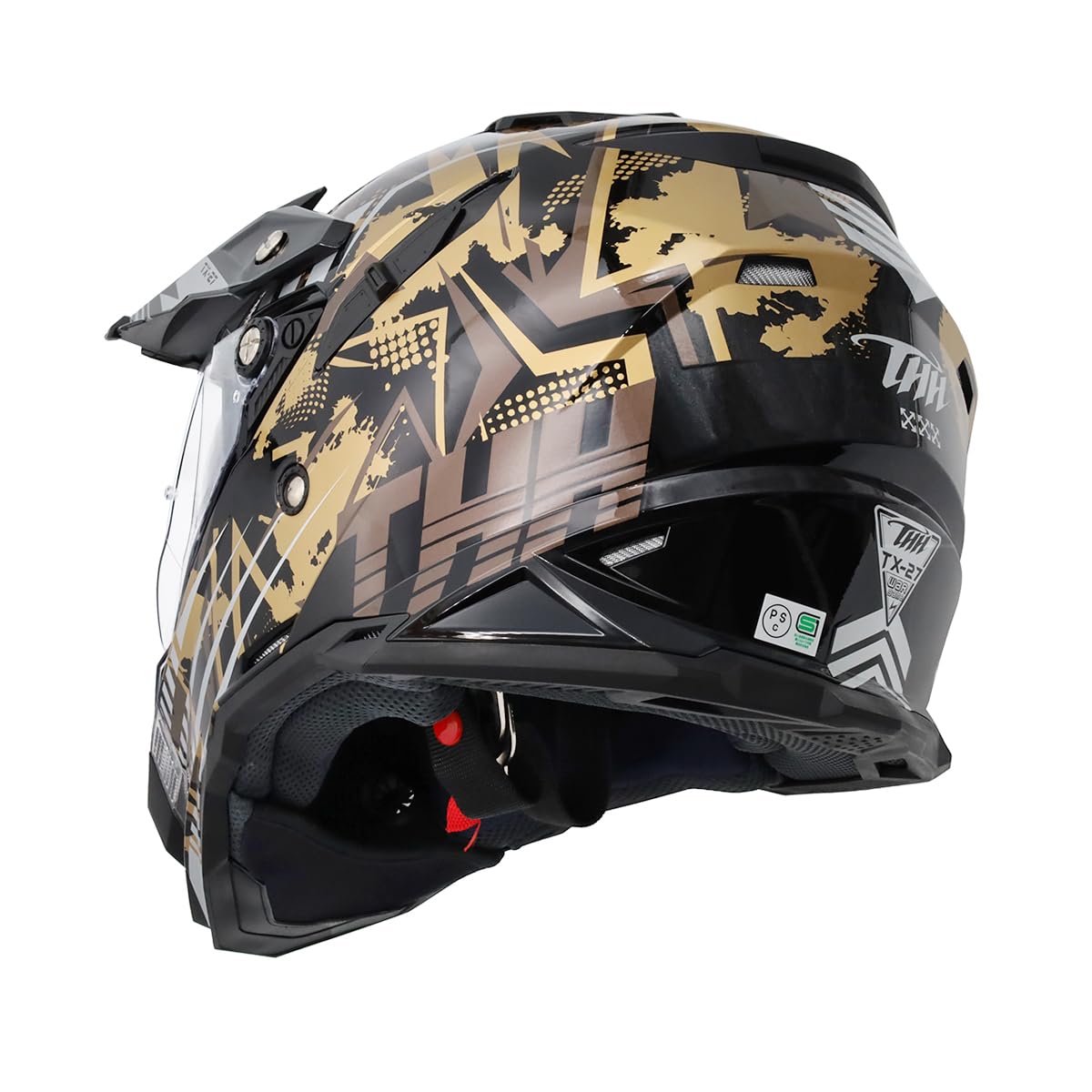 Amazon | THH インナーサンバイザー採用 オフロードヘルメット TX-27