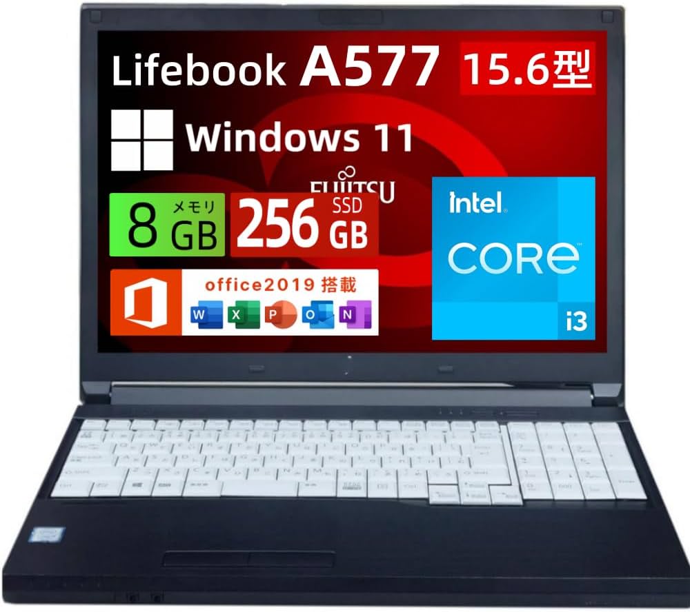 Amazon.co.jp: 【整備済み品】ノートパソコン 富士通 LIFEBOOK A577