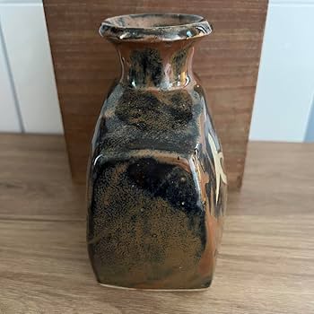 Amazon.co.jp: 人間国宝 浜田庄司（濱田庄司）作 壺 花瓶 : ホビー