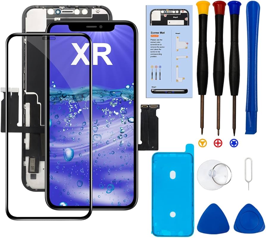 Amazon.co.jp: Tearue for iPhone XR 液晶パネル,XR フロントパネル