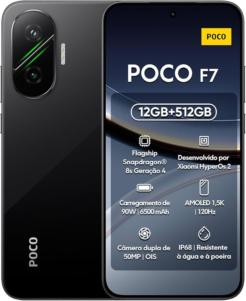 Xiaomi POCO F7 5G 12GB/512GB Black Dual SIM : Amazon.com.be