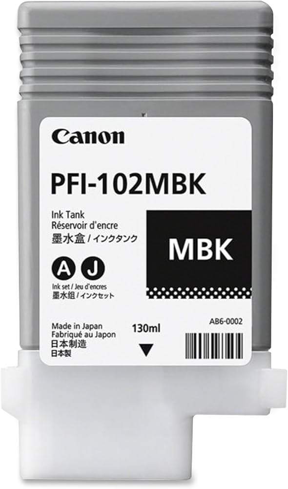 Amazon.co.jp: Canon 純正インクタンク マットブラック PFI-102MBK
