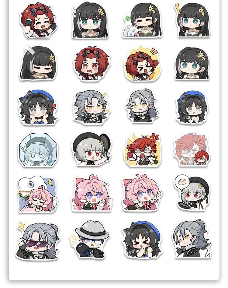 Amazon.co.jp: 鳴潮 ステッカー シール 手帳シール 144枚入り 鳴潮