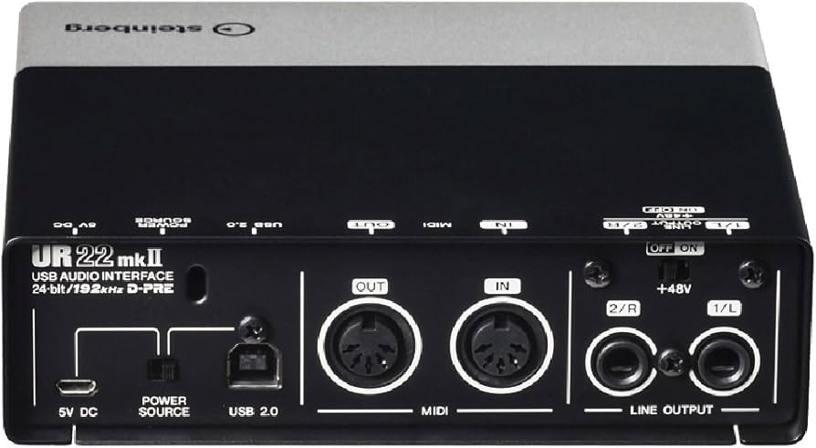 Amazon.com: Yamaha Steinberg UR22MKII 2-Channel USB Interface