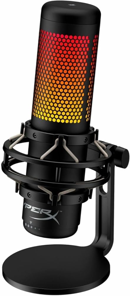 Amazon.com: HyperX QuadCast S RGB USB Condenser Microphone for PC