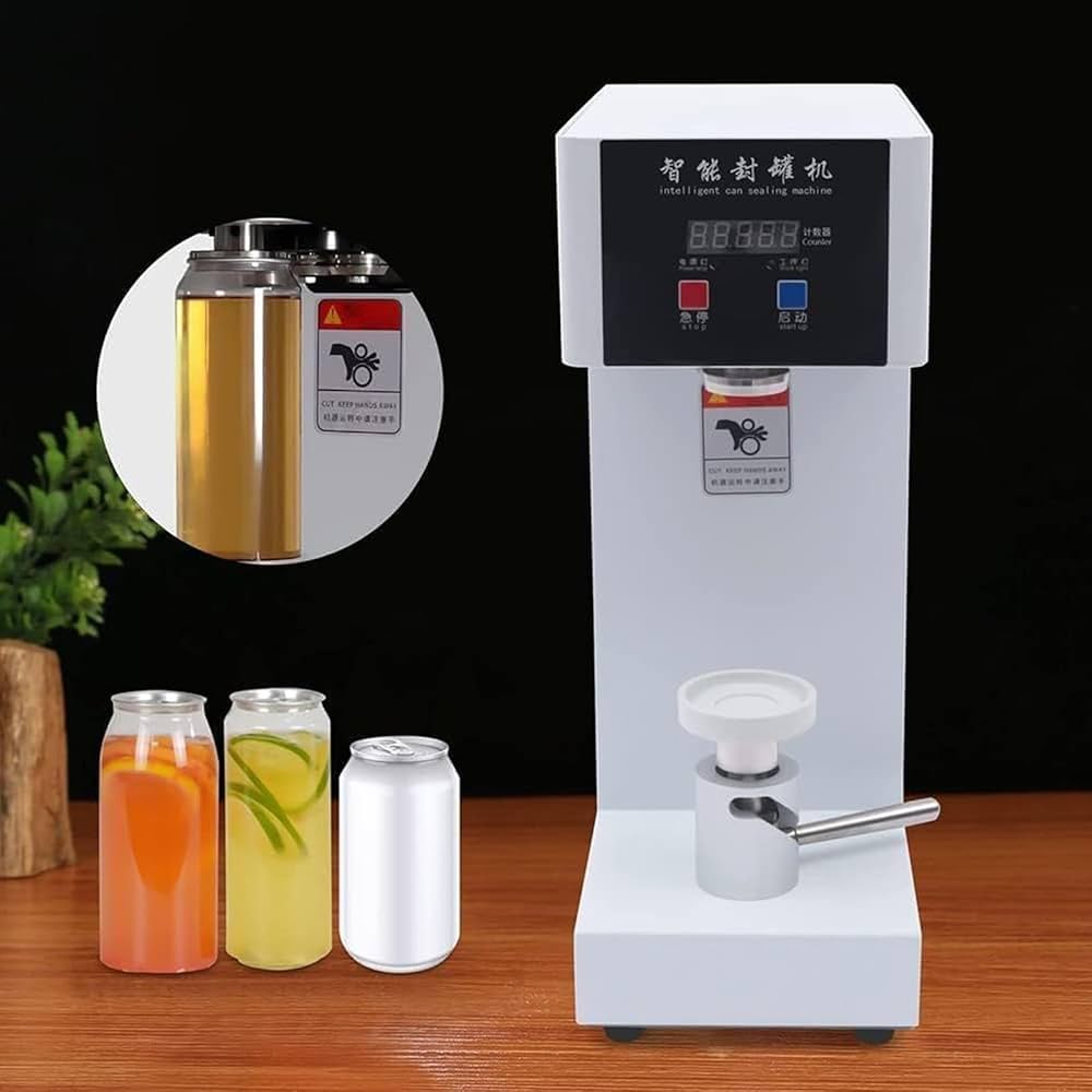 Amazon.co.jp: 自動缶シーリングマシン、180W 電動缶シーラー 業務用缶