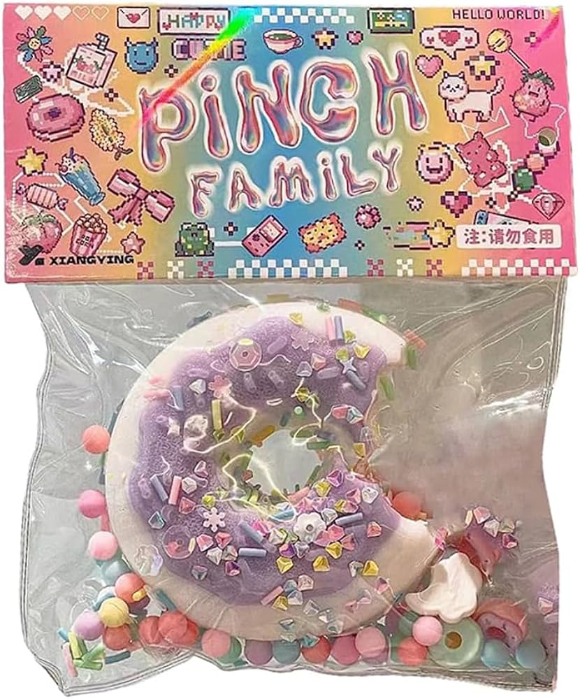 Amazon | スクイーズおもちゃ ドーナツ 握る スクイーズ 玩具 可愛い