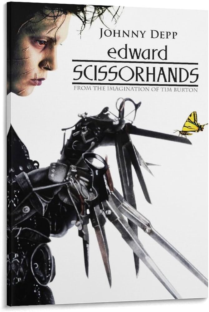 Amazon.co.jp: エドワード シザーハンズ HD 映画ポスター ウォール