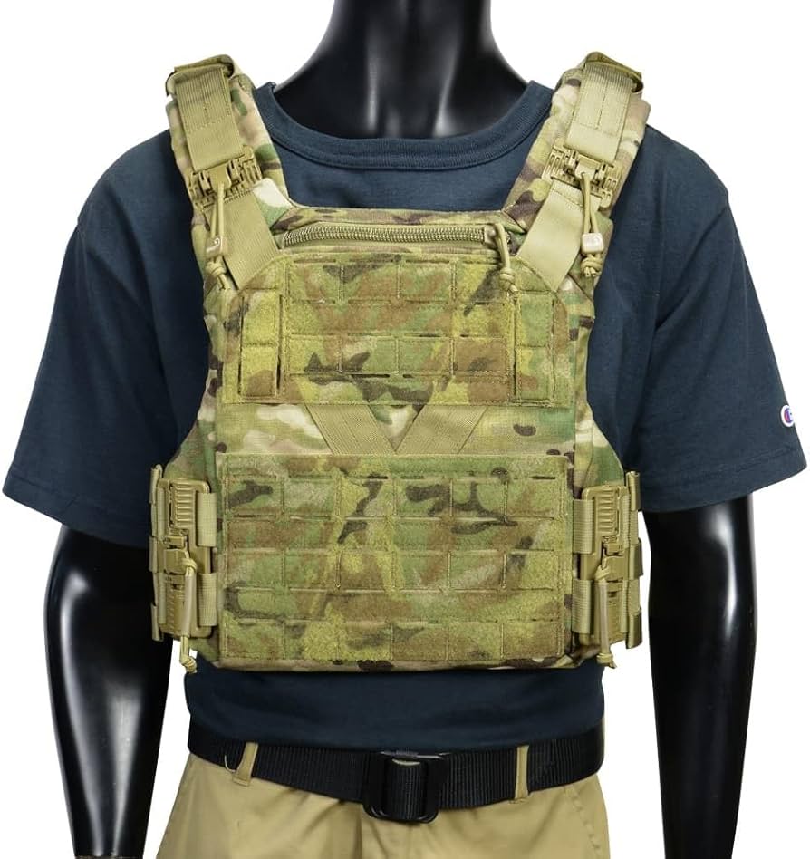 Amazon.co.jp: AGILITE プレートキャリア K19 レーザーカットMOLLE