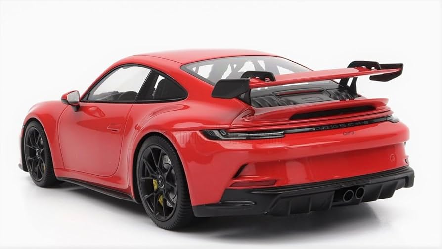 Amazon | 欧州限定 1/18 ポルシェ 911 GT3 (レッド) ブラックリム 2021