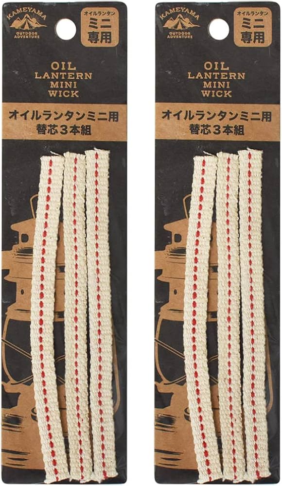 Amazon.co.jp: オイルランタンミニ用替え芯 3本入り×2(計6本) 9mm平芯
