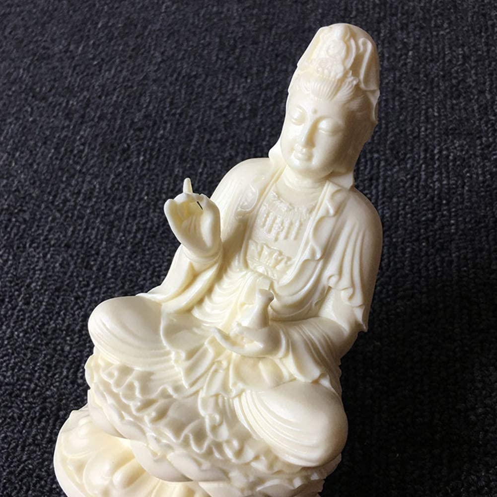 Amazon｜観音菩薩が蓮華座に座る観音菩薩仏像を瞑想する仏像仏をテーマ