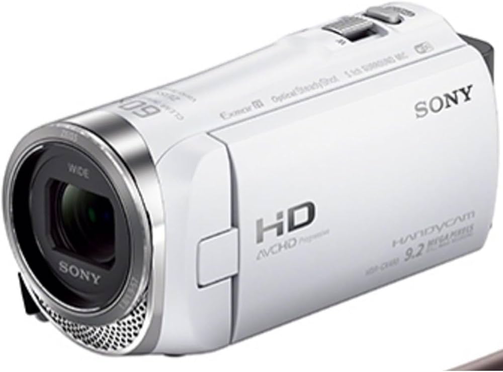 Amazon.co.jp: Sony Handycam HDR-CX480 HD Camcorder, White, 30x