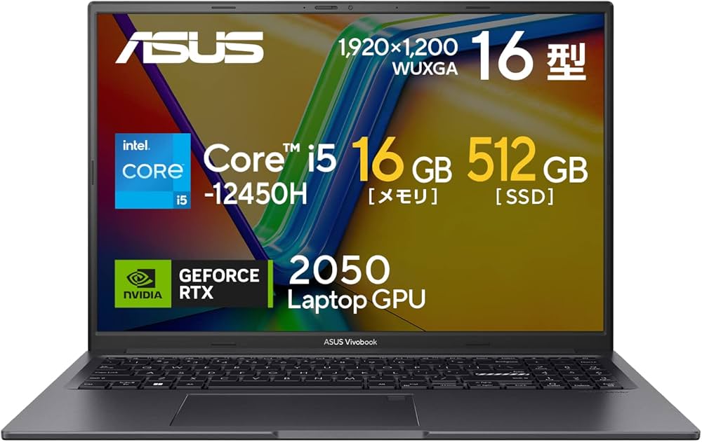 Amazon.co.jp: ASUS ノートパソコン Vivobook 16X 16インチ 第12世代
