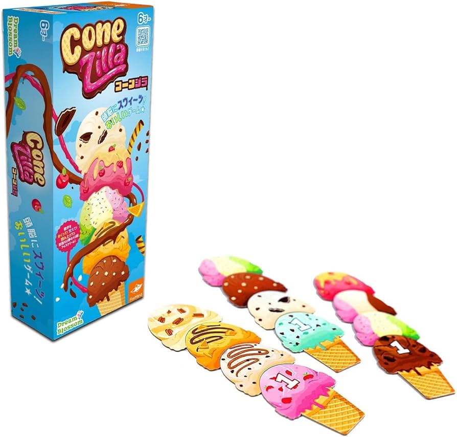 Amazon | FoxMind コーンジラ ConeZilla すうじを探してアイスを積もう