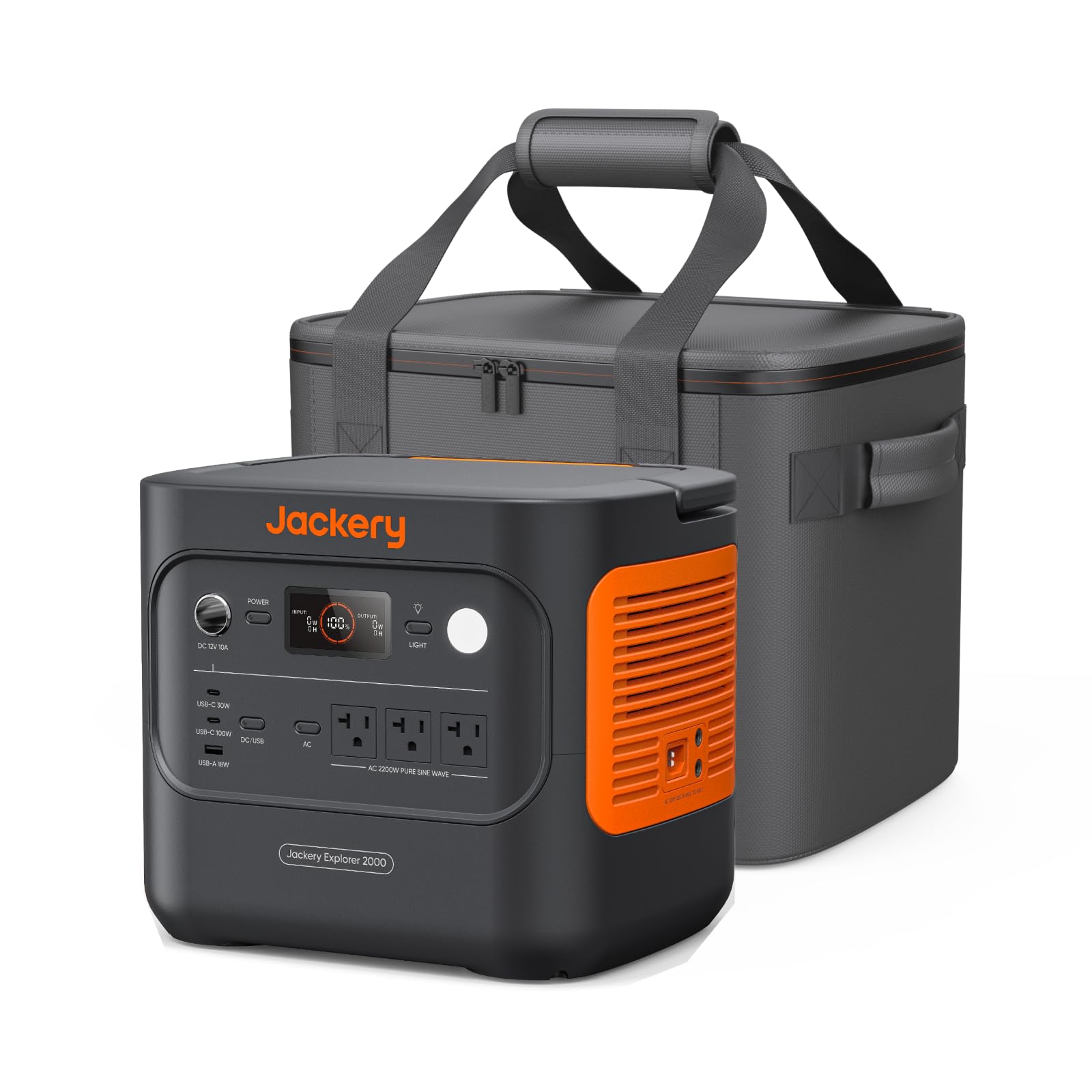 Amazon.co.jp: Jackery ポータブル電源 2000 New 収納バッグ付き 2点