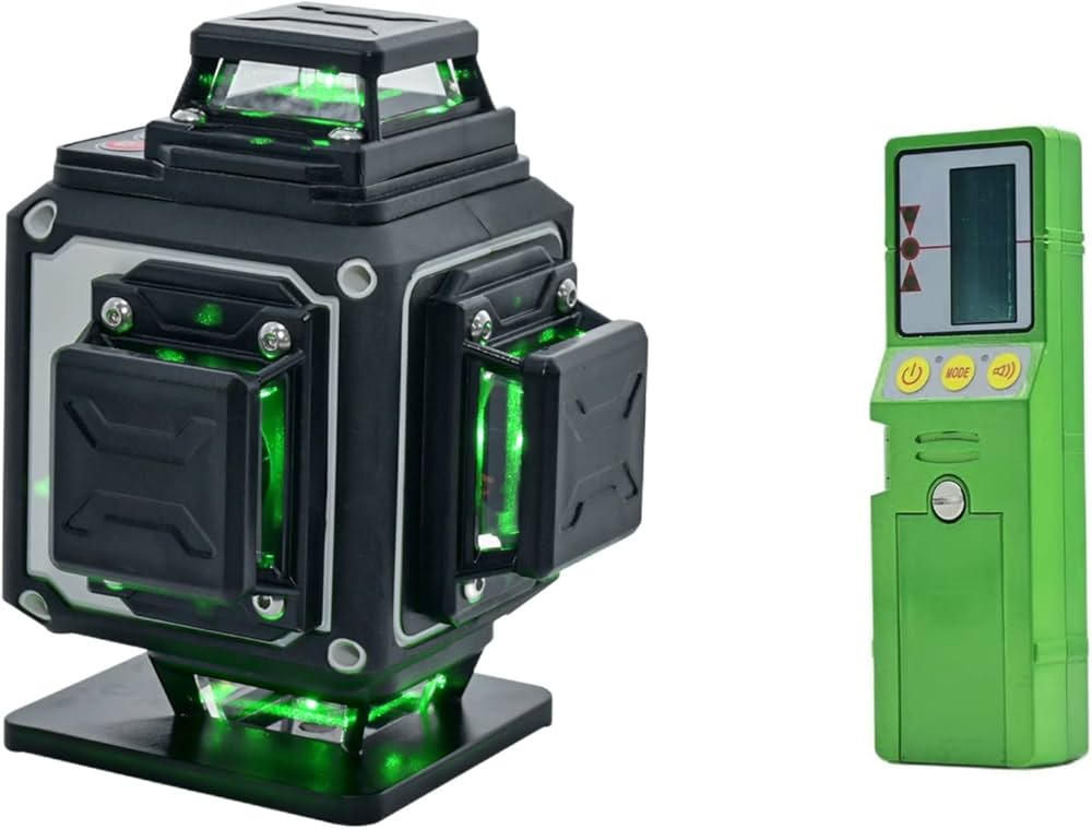 Amazon | レーザー墨出し器/16ライン グリーン レーザー墨出し器