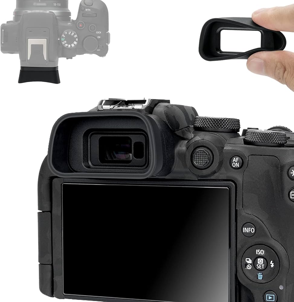 Amazon | アイカップ 延長型 アイピース 接眼目当て Canon EOS R10