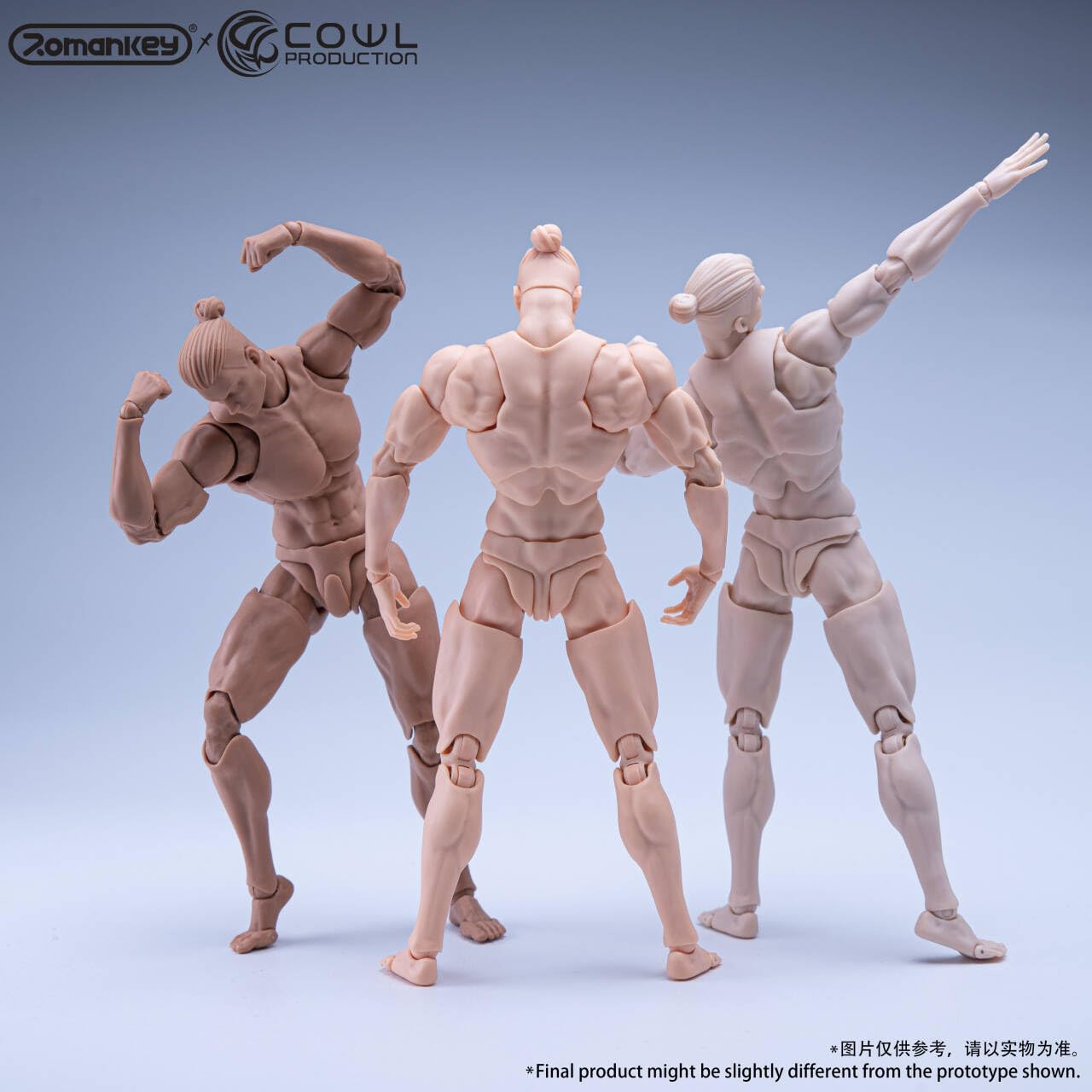 Amazon | [Tbmodel] Romankey X COWL 1/12 フィギュア 超可動 男性 素