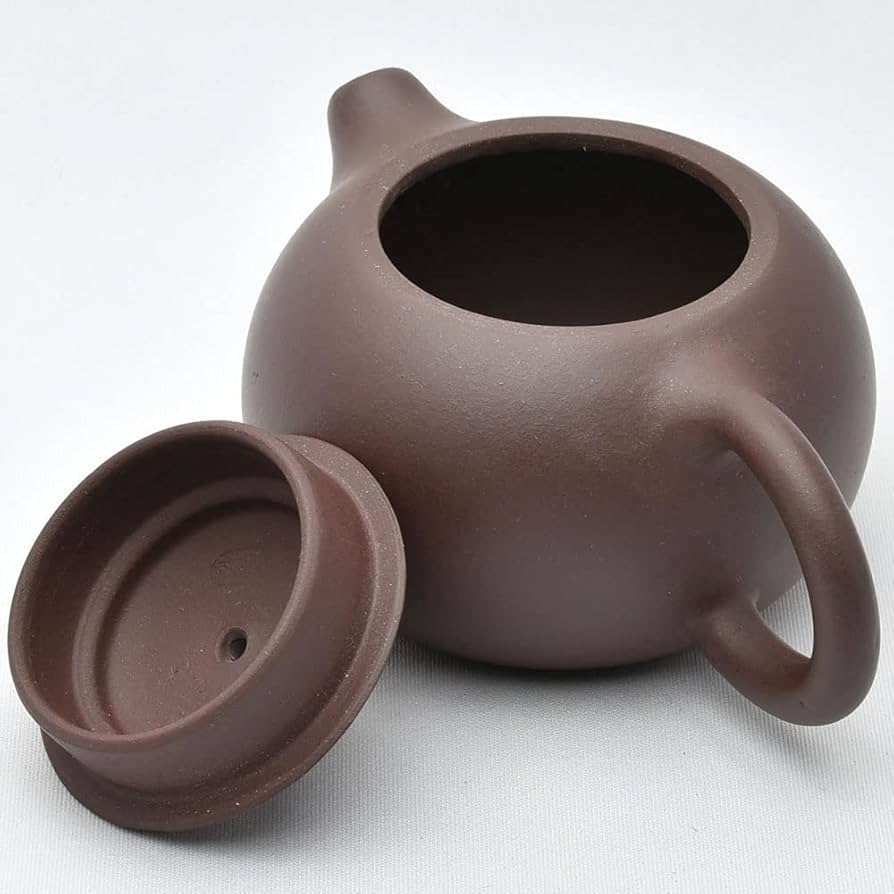 Amazon | 天香茶行 宜興紫砂壺・西施壺（閻明奉・濃茶） 160ml 中国