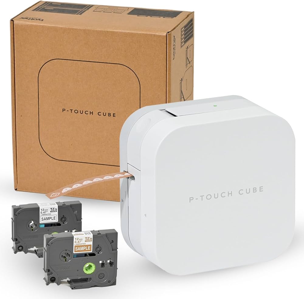 Amazon | ブラザー ラベルライター ピータッチキューブ PT-P300BT