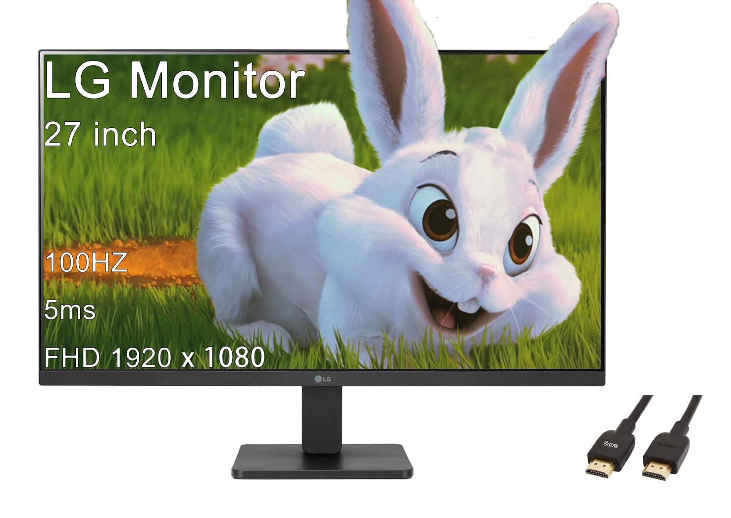 Amazon.com: LG 27 inch Monitor, FHD (1920 x 1080) IPS Display