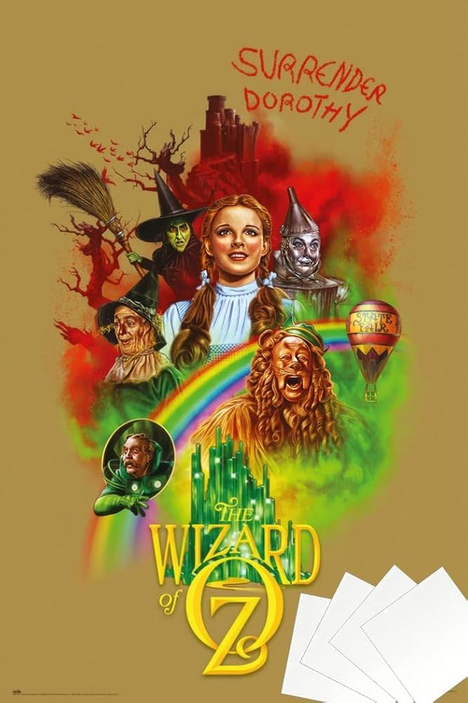 Amazon.co.jp: オズの魔法使い-映画ポスター(Surrender Dorothy