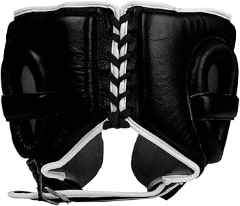 Amazon | Title Boxing レザースパーリングヘッドギア、ブラック、L