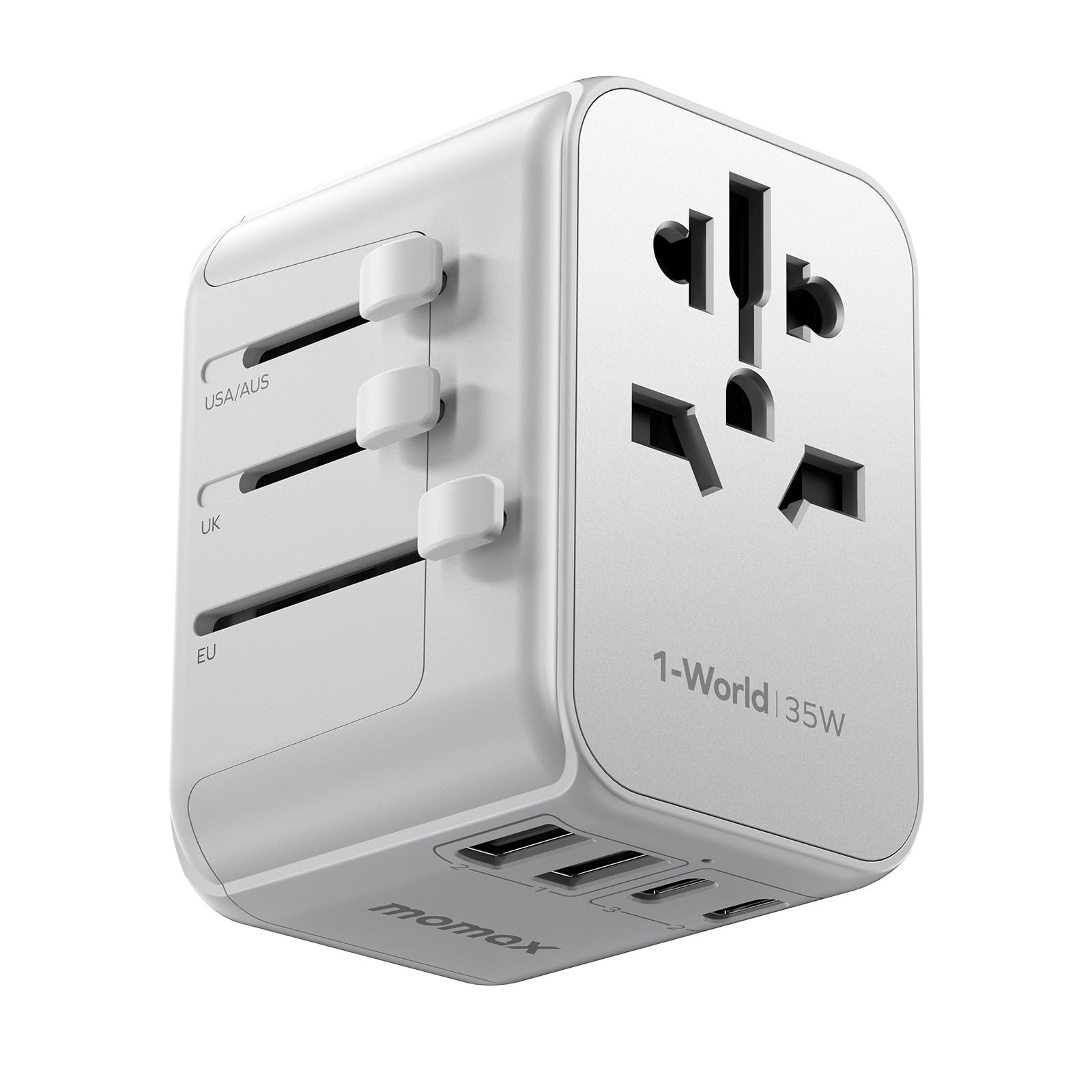 Amazon.co.jp: MOMAX 変換プラグ 35W PD 海外電源変換アダプタ 全世界