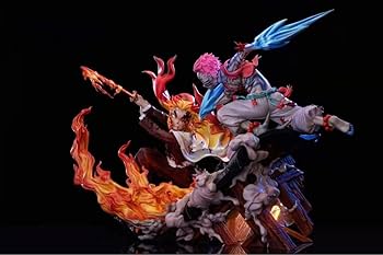 Amazon.co.jp: 鬼 滅 煉獄杏寿郎 vs 猗窩座 フィギュア ガレージキット