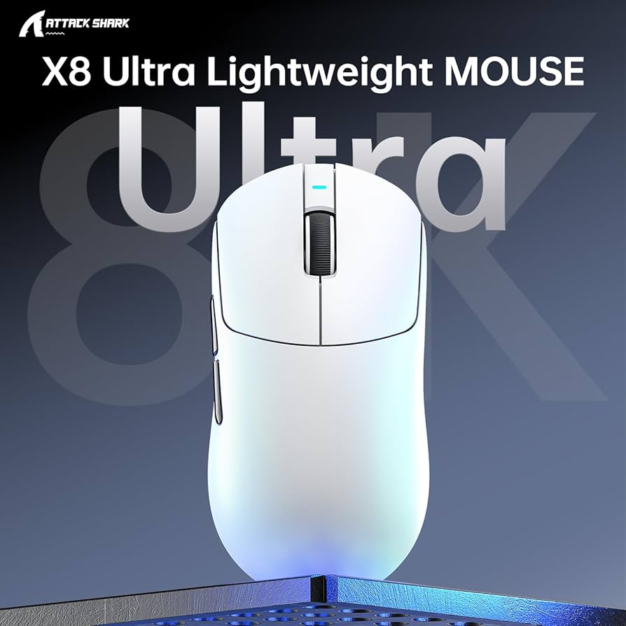 Amazon.com: ATTACK SHARK X8 Ultra Wireless Gaming Mouse,55g Ultra